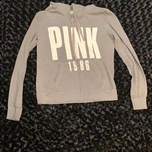 PINK Zip Up Sweatshirt